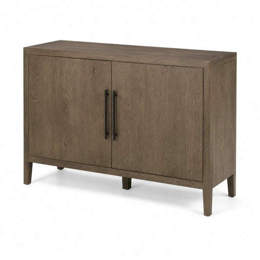 Buffet bois marron avec 2 portes