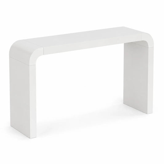 Console blanche 110 cm en MDF