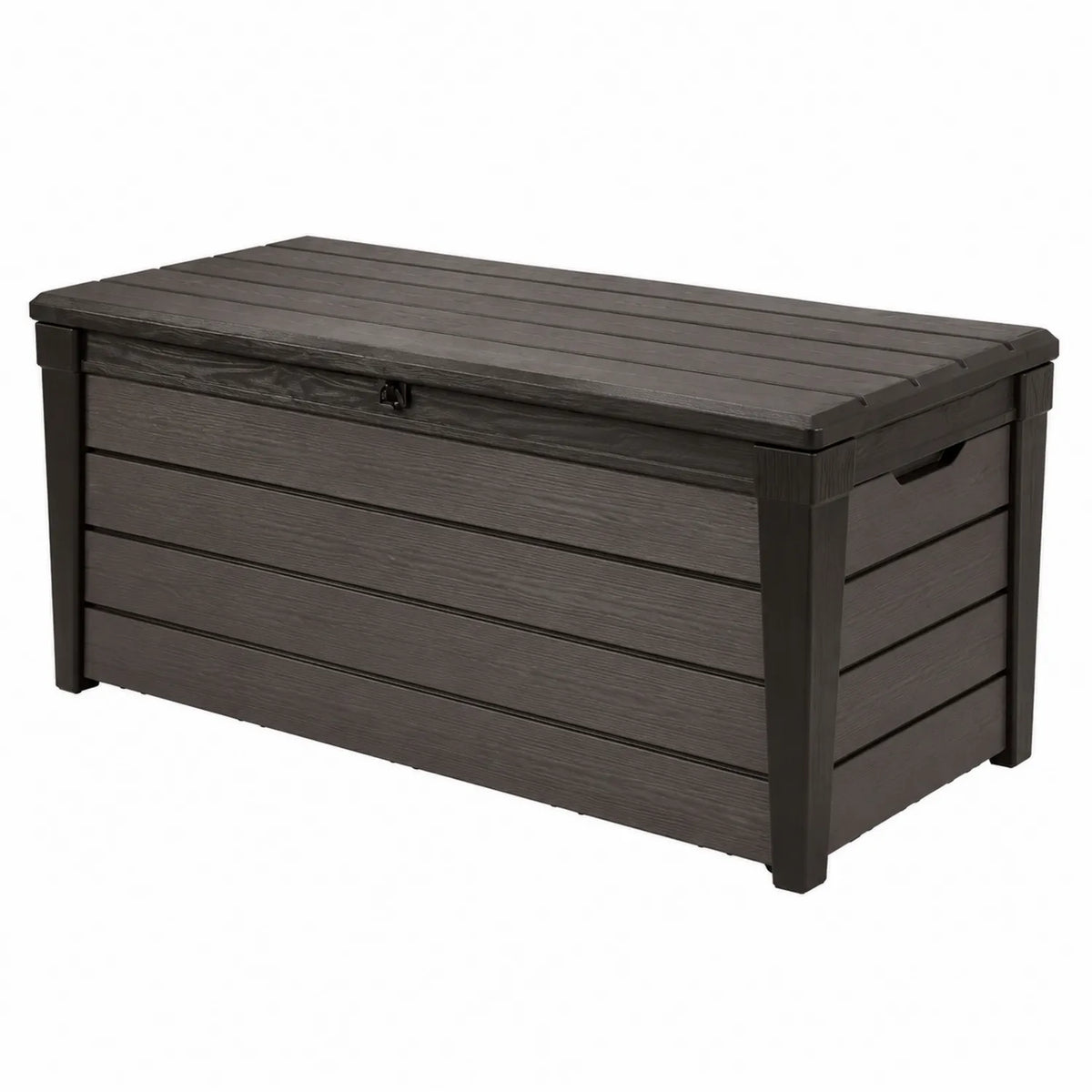 Coffre de rangement en plastique Gris Anthracite 117x45x57 cm